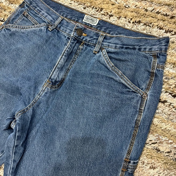 Schmidt Workwear Flannel Lined Jeans 36X34, 32 Inseam - Picture 3 of 10